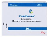 Купить симбалта, капсулы кишечнорастворимые 30мг, 14 шт в Ваде