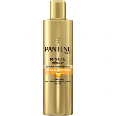 Купить pantene pro-v (пантин) шампунь minute miracle мицелярный интенсивное восстановление волос, 270 мл в Ваде