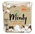 Купить monty (монти) ultra soft прокладки нормал плюс, 10 шт в Ваде