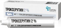 Купить троксерутин, гель для наружного применения 2%, 40г в Ваде