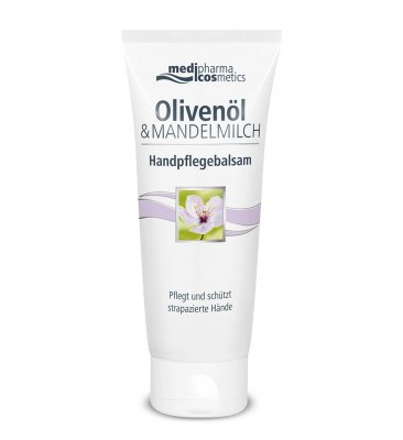 Купить медифарма косметик (medipharma cosmetics) olivenol бальзам для рук с миндальным маслом, 100мл в Ваде