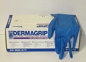 Купить перчатки dermagrip high risk powder free, повышенной прочности размер s 25 пар синие в Ваде