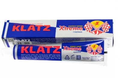 Купить klatz (клатц) зубная паста xtreme energy drink гуарана, 75мл в Ваде