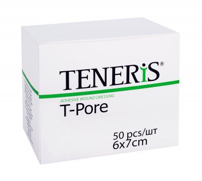 Купить teneris t-pore (тенерис) пластырь нетканный гипоаллергенный 6х7см, 50 шт в Ваде