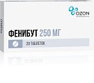 Купить фенибут, таблетки 250мг, 20 шт в Ваде