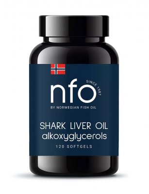 Купить норвегиан фиш оил (nfo) омега-3 жир печени акулы, капсулы 750мг, 120 шт бад в Ваде