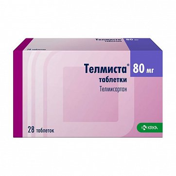 Телмиста, таблетки 80мг, 28 шт