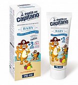 Купить pasta del сapitano (паста дель капитано) зубная паста детская тутти фрутти 3+, 75мл в Ваде
