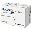 Купить лозап плюс, таблетки, покрытые оболочкой 12,5мг+50мг, 90 шт в Ваде