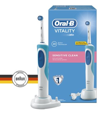 Купить oral-b (орал-би) электрическая зубная щетка vitality sensitive clean, 1 шт в Ваде