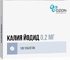 Купить калия йодид, таблетки 200мкг, 100 шт в Ваде