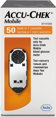 Купить тест-кассета accu-chek mobail (акку-чек) 50 шт в Ваде
