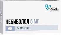 Купить небиволол, таблетки 5мг, 14 шт в Ваде