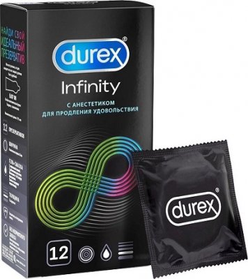 Купить дюрекс презервативы infinity анестет. глад. (вариант 2) №12 в Ваде