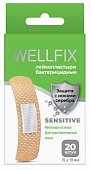 Купить пластырь веллфикс (wellfix) бактерицидный на нетканой основе sensitive, 20 шт в Ваде