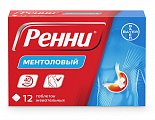Купить ренни, таблетки жевательные, ментоловые, 12 шт в Ваде
