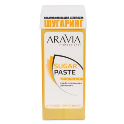 Купить aravia (аравиа) паста сахарная для депиляции очень мягкой консистенции медовая картридж 150г в Ваде