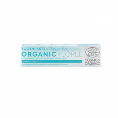 Купить organic people (органик) зубная паста имбирная шипучка 85 г в Ваде