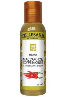 Купить pellesana (пеллесана) масло массажное согревающее с кайенским перцем 100 мл в Ваде