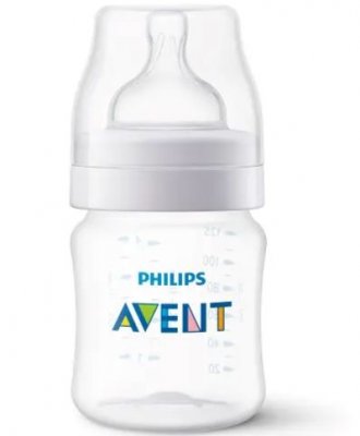 Купить avent (авент) бутылочка для кормления с рождения anti-colic с клапаном airfree 125 мл 1 шт (scy100/01) в Ваде