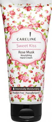 Купить карелин (careline) крем для рук с ароматом розы сладкий поцелуй, 100мл в Ваде