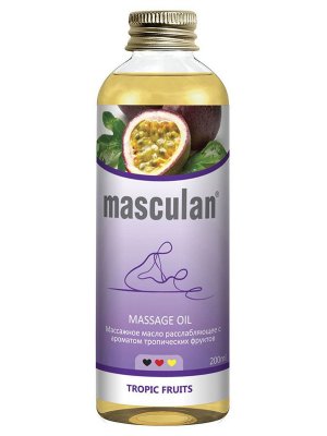 Купить masculan (маскулан) масло массажное расслабляющее тропические фрукты, 200мл в Ваде
