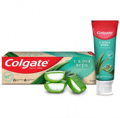 Купить колгейт (colgate) зубная паста забота о деснах с алоэ вера, 75мл в Ваде