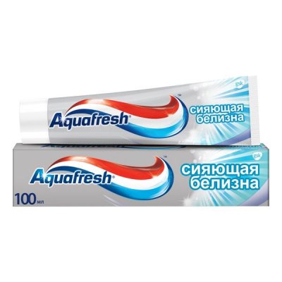 Купить аквафреш зубная паста сияющая белизна 100мл в Ваде