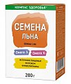 Купить семена льна компас здоровья, пачка 200г бад в Ваде