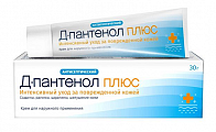 Купить д-пантенол плюс крем для наружного применения антисептический, туба 30г в Ваде