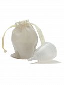 Купить онликап (onlycup) менструальная чаша серия лен размер l, белая в Ваде