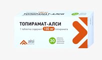 Купить топирамат, таблетки, покрытые пленочной оболочкой 100мг, 30 шт в Ваде