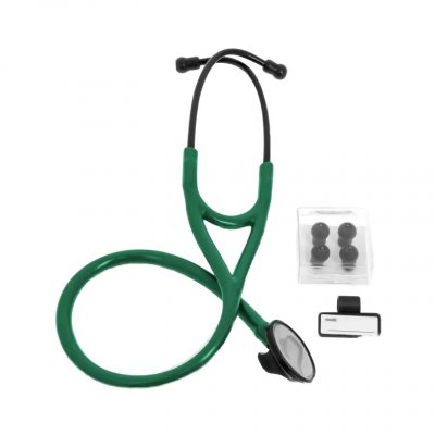 Купить стетоскоп amrus (амрус) 04-ам404 deluxe медицинский терапевтический, зелёный в Ваде