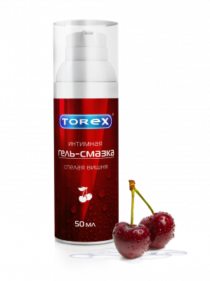 Купить torex (торекс) гель-смазка интимный спелая вишня, флакон-дозатор 50мл в Ваде