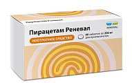 Купить пирацетам реневал, таблетки, покрытые пленочной оболочкой 200мг, 60 шт в Ваде