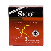 Купить sico (сико) презервативы sensitive контурные 3шт в Ваде