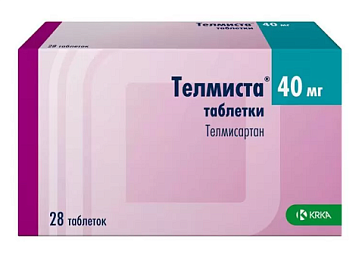 Телмиста, таблетки 40мг, 28 шт