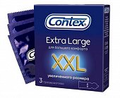 Купить contex (контекс) презервативы extra large увеличенного размера 3шт в Ваде
