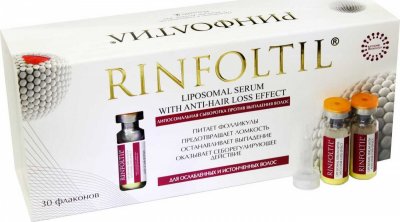 Купить rinfoltil (ринфолтил) липосомальная сыворотка против выпадения для ослабленных и истонченных волос, 30 шт в Ваде