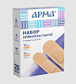 Купить пластырь арма, набор бактерицидный стандартный бежевый, 20 шт в Ваде