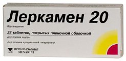 Купить леркамен, таблетки 20мг, 28 шт в Ваде