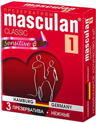 Купить masculan-1 (маскулан) презервативы классик нежные 3шт в Ваде