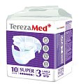 Купить terezamed (терезамед), подгузники для взрослых super large, размер 3 10 шт в Ваде