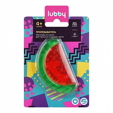 Lubby (Лабби) прорезыватель Арбуз с 4 месяцев