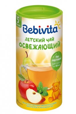 Купить bebivita (бэбивита) чай травяной детский освежающий гранулированный с 6 месяцев, банка 200г в Ваде