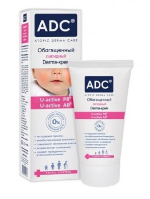 Купить адц (adc) derma-крем для детей и взрослых липидный обогащенный, 50мл в Ваде