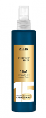 Купить ollin prof perfect hair (оллин) крем-флюид для волос несмываемый 15в1, 250мл в Ваде