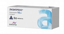 Купить лизипрекс, таблетки 10 мг, 60 шт в Ваде