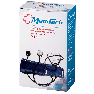 Купить тонометр механический meditech (медитеч) mt-10, со стетоскопом в Ваде