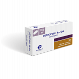 Метформин-Канон, таблетки, покрытые пленочной оболочкой 850мг, 30 шт